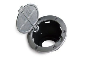 AMP Research Brushed Fuel Door: Jeep Wrangler (2007-2018) JK (2018)