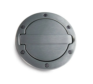 AMP Research Brushed Fuel Door: Jeep Wrangler (2007-2018) JK (2018)