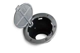 AMP Research Brushed Fuel Door: Jeep Wrangler (2007-2018) JK (2018)