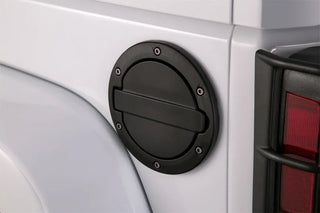 AMP Research Black Fuel Door: Jeep Wrangler JK (2007-2018)