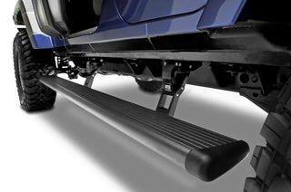 AMP Research Black PowerStep: Jeep Wrangler 2018-2024