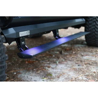 AMP Research Black PowerStep XL: Jeep Wrangler 2018-2024 w/ OEM Style Illumination