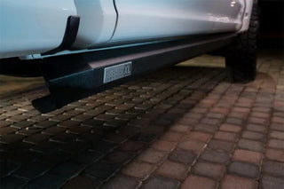 AMP Research Black PowerStep XL: Jeep Wrangler 2018-2024 w/ OEM Style Illumination