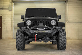 Addictive Desert Designs Stealth Fighter Front Bumper: Jeep Wrangler JK 2007-2018 w/ Winch Mount