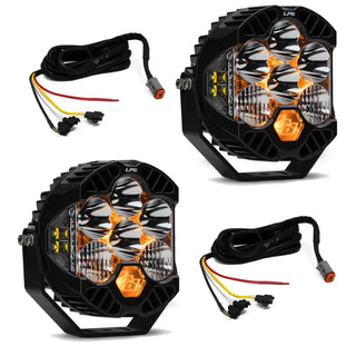 Baja Designs Steel Bumper LED Light Kit LP6: Jeep Wrangler (18-24) / Gladiator (20-24) w/ Upfitter