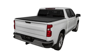Access Black Urethane Tri-Fold Cover: Jeep Gladiator 2020-2023 w/ Trail Rail