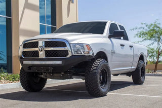 Addictive Desert Designs Stealth Fighter Front Bumper (FRONT): Dodge Ram 1500 (09-18) - Hammer Black