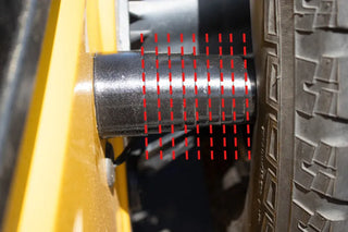 Fishbone Offroad Black Tailgate Bump Stop: Jeep Wrangler JK 2007-2018