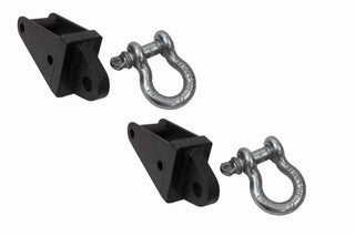 Fishbone Offroad Rear D-Ring Frame Mounts (REAR): Jeep Wrangler JK 2007-2018