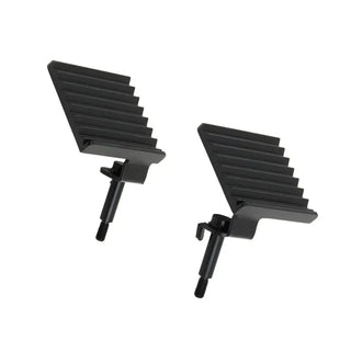 Fishbone Offroad Black Foot Peg Set: Jeep Wrangler JK 2007-2018