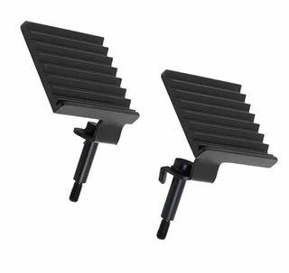 Fishbone Offroad Black Foot Peg Set: Jeep Wrangler JK 2007-2018