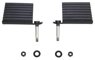 Fishbone Offroad Black Foot Peg Set: Jeep Scrambler (81-86) / Wrangler (87-06)