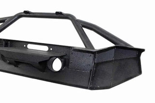 Fishbone Offroad Black Powdercoated Full Width Front Winch Bumper: Jeep Wrangler JK 2007-2018