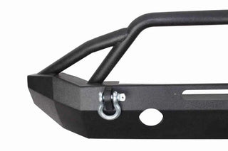 Fishbone Offroad Black Powdercoated Full Width Front Winch Bumper: Jeep Wrangler JK 2007-2018