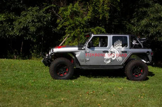Fishbone Offroad Mid-Width Winch Front Bumper: Jeep Gladiator (20-24) / Wrangler (18-24)