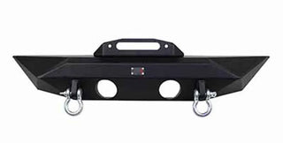 Fishbone Offroad Steel Powder Coated Front Bumper: Jeep Wrangler JK Rubicon Unlimited (2007-2018)