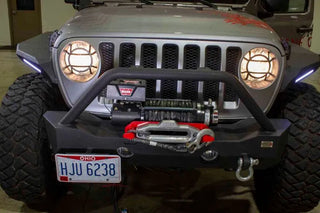 Fishbone Offroad Aluminum Headlight Guards: Jeep Gladiator (20-24) / Wrangler (18-24)