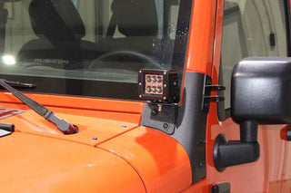 Fishbone Offroad Windshield Light Bracket: Jeep Wrangler JK 2007-2018