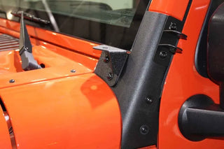 Fishbone Offroad Windshield Light Bracket: Jeep Wrangler JK 2007-2018