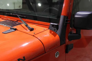 Fishbone Offroad Windshield Light Bracket: Jeep Wrangler JK 2007-2018