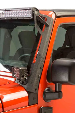 Fishbone Offroad Light Bar Bracket: Jeep Wrangler (07-17) / Wrangler JK (18)