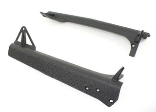 Fishbone Offroad Black Textured Powdercoat Light Bar Bracket: Jeep Wrangler 1997-2006