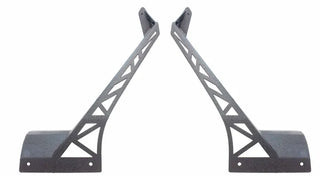 Fishbone Offroad Windshield Light Bracket: Jeep Gladiator (20-24) / Wrangler (18-24)