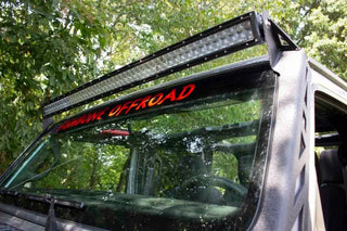 Fishbone Offroad Windshield Light Bracket: Jeep Gladiator (20-24) / Wrangler (18-24)