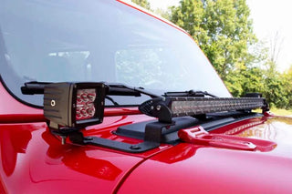 Fishbone Offroad Cowl Light Bracket: Jeep Gladiator (20-24) / Wrangler (18-24)