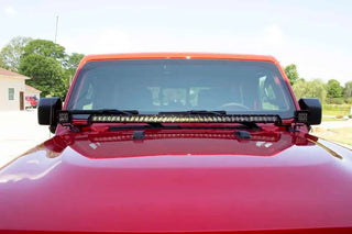 Fishbone Offroad Cowl Light Bracket: Jeep Gladiator (20-24) / Wrangler (18-24)
