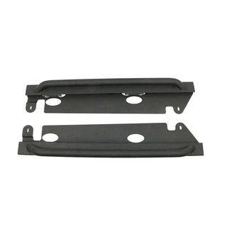 Fishbone Offroad Steel Rock Slider: Jeep Wrangler JK 2007-2017 w/ Black Textured Powdercoat