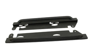 Fishbone Offroad Steel Rock Slider: Jeep Wrangler JK 2007-2017 w/ Black Textured Powdercoat