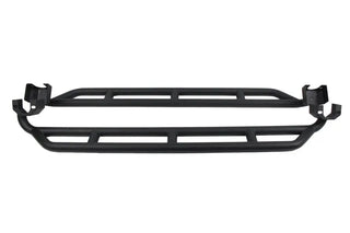 Fishbone Offroad Steel Rock Sliders: Jeep Wrangler JK (2007-2018) w/ Black Textured Powdercoat