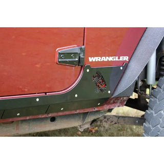 Fishbone Offroad Rocker Guards Scale Armor: Jeep Wrangler JK 2007-2018 (FB23053)