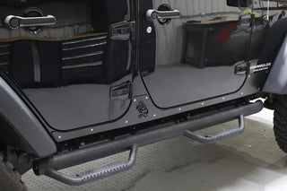 Fishbone Offroad Rocker Guards Scale Armor: Jeep Wrangler JK 2007-2018 (FB23053)