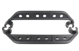 Fishbone Offroad Black Textured Powdercoated Steel Side Steps: Jeep Wrangler JK 2007-2018