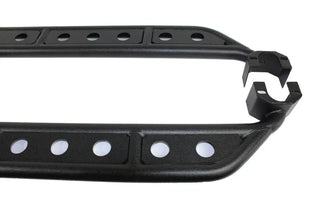Fishbone Offroad Black Textured Powder Coated Steel Side Steps: Jeep Wrangler JK 2007-2018