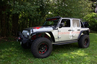 Fishbone Offroad Step Slider 4 Door: Jeep Wrangler 2018-2024