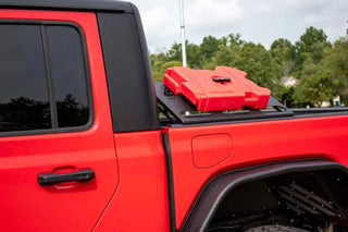 Fishbone Offroad Steel Powdercoat Bed Storage Rack: Jeep Gladiator 2020-2024