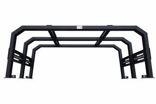 Fishbone Offroad Black Powdercoated Full Tackle Bed Rack: Jeep Gladiator 2020-2024