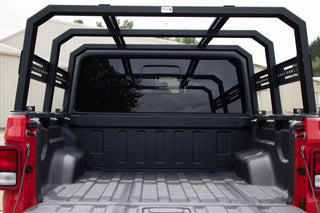 Fishbone Offroad Black Powdercoated Full Tackle Bed Rack: Jeep Gladiator 2020-2024