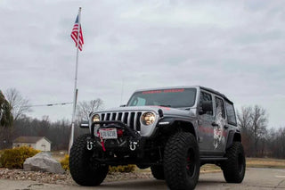 Fishbone Offroad Modular Front Bumper (FRONT): Jeep Gladiator / Wrangler / Wrangler JK (07-24)