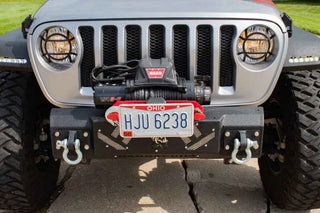 Fishbone Offroad Modular Front Bumper (FRONT): Jeep Gladiator / Wrangler / Wrangler JK (07-24)