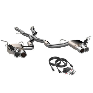 QTP Screamer Cat Back Exhaust: Jeep Grand Cherokee Trackhawk 2018-2022