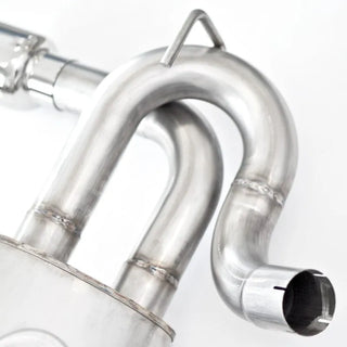 Stainless Works Axleback Exhaust Dual 4" Tips (REAR): Jeep Wrangler JK 2007-2018 3.8/3.6L