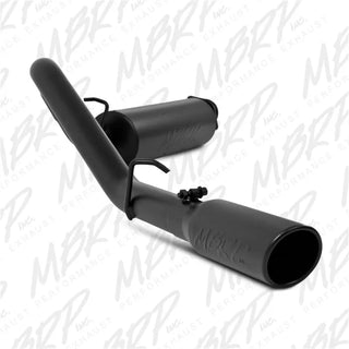 MBRP Black Series 2.5" Cat-Back Exhaust (REAR): Jeep Wrangler TJ 2000-2006 2.5/4.0L