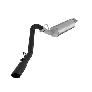 MBRP Black Series 2.5" Cat-Back Exhaust (REAR): Jeep Wrangler TJ 2000-2006 2.5/4.0L