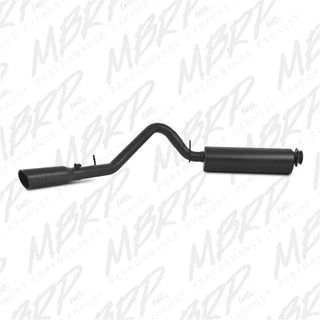 MBRP Black Series 2.5" Cat-Back Exhaust (REAR): Jeep Wrangler TJ 2000-2006 2.5/4.0L