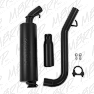 MBRP Black Series 2.5" Cat-Back Exhaust (REAR): Jeep Wrangler TJ 2000-2006 2.5/4.0L