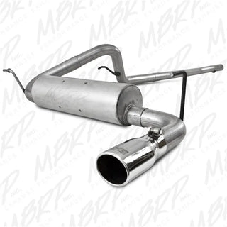 MBRP Installer Series 2.5" Cat-Back Exhaust (REAR): Jeep Wrangler JK 2007-2011 3.8L